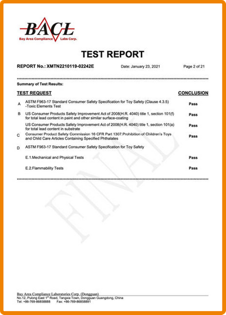 Informe de prueba